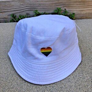 CLAIRE'S LBGTQIA Pride Bucket Hat Unisex Adult All for Love Love for All NWT​